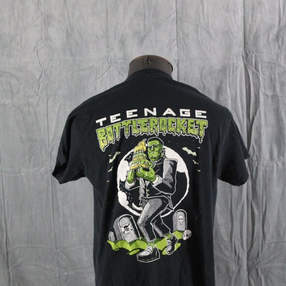 Punk Band Shirt - Teenage Bottlerocket Monster Graphic - Men's Medium - Picture 5 of 9